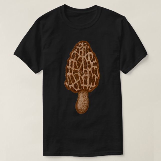 Morel Mushroom 3 T-Shirt (Design Front)