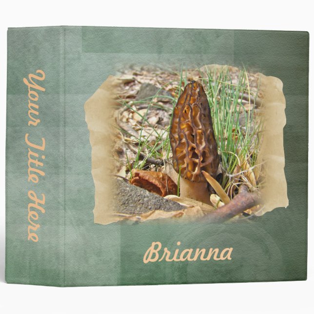 Morel Mushroom Binder (Front/Spine)