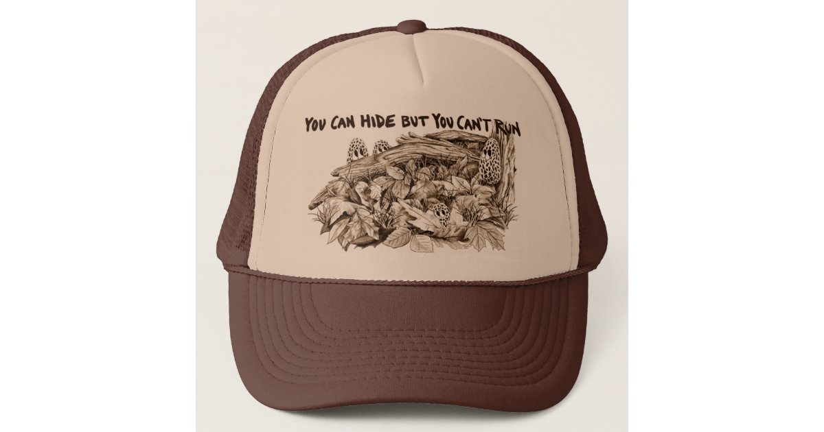 Morel Mushroom Brown Trucker Hat Zazzle