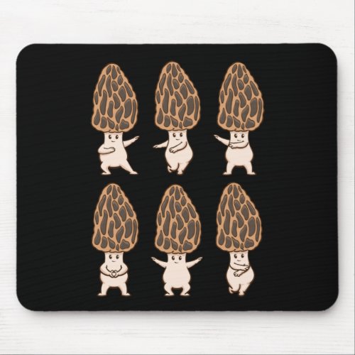 Morel Mushroom Fungi Hunter Mycology Gift Morels Mouse Pad