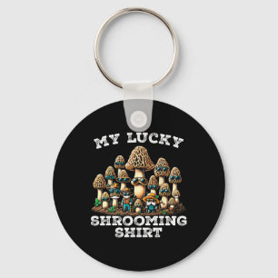 Morel Mushroom Hunting Morchella Foraging My Lucky Keychain