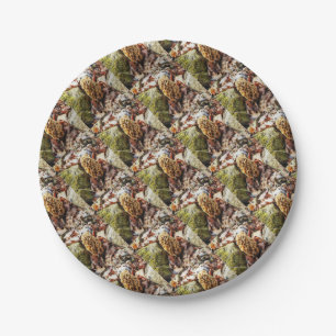 Morel Mushroom in the Wild Paper Plates
