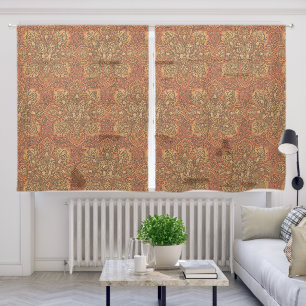 Morel Mushroom Mandala Sheer Curtains