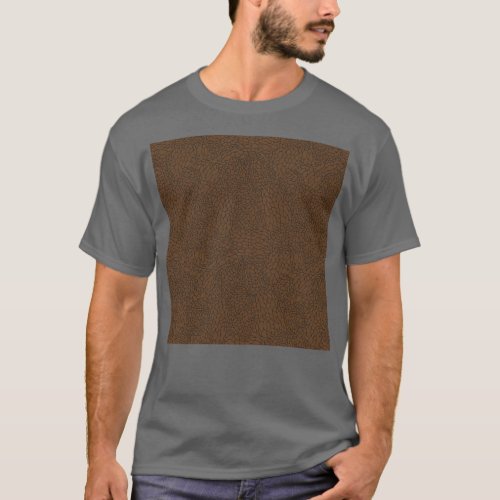 Morel Mushroom Texture Brown T_Shirt