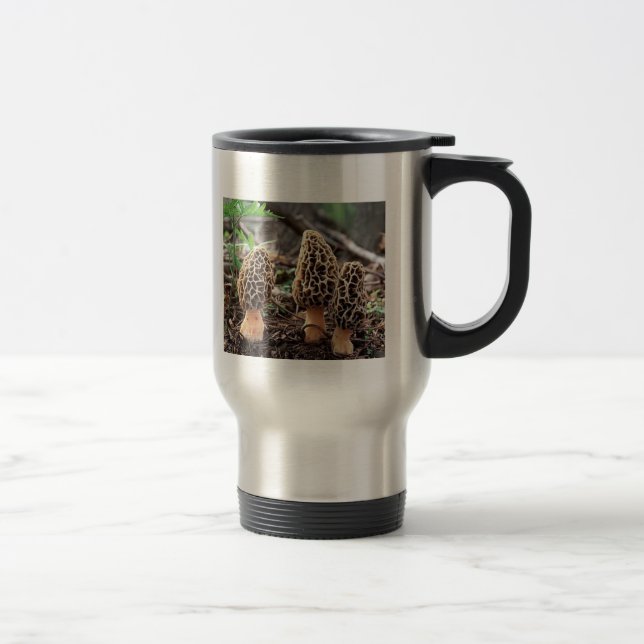 Morel Mushroom To Go Coffee Mug (Right)
