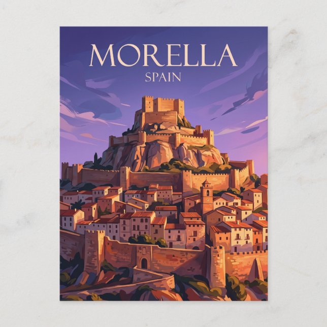 Morella Spain Postcard (Front)