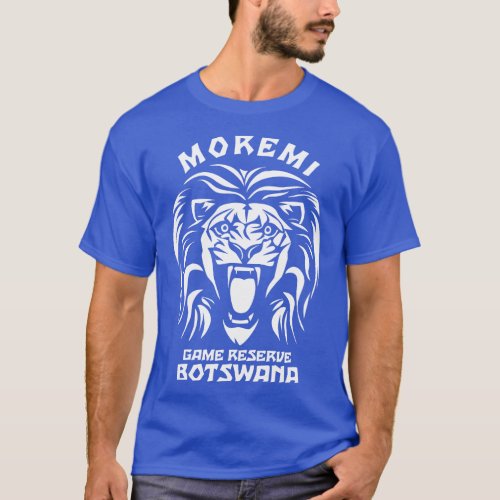 Moremi Game Reserve Botswana Lion Face 1 T_Shirt