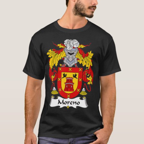 Moreno Coat of Arms  Family Crest T_Shirt