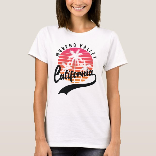 Moreno Valley, California Sunset Women's T-Shirt (Front)