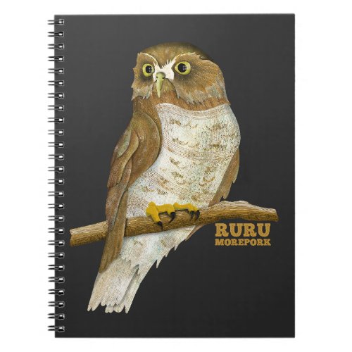 Morepork Ruru New Zeland Bird Notebook