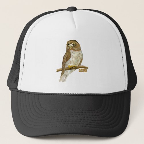 Morepork Ruru New Zeland Bird Trucker Hat