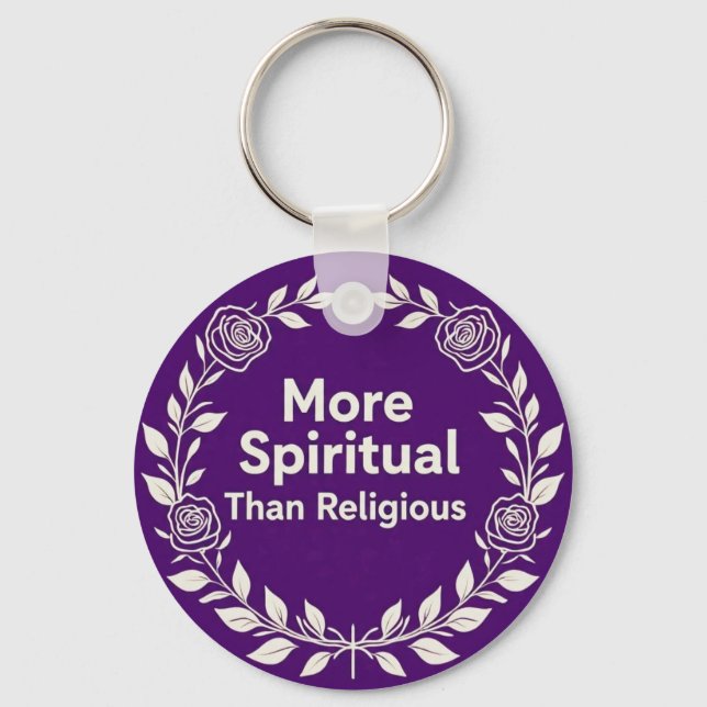 MoreSpiritualPerson Keychain (Front)
