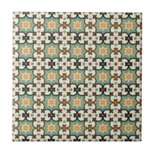 Moresque Pattern Ceramic Tile