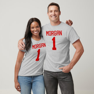 Morgan #1 Football Jersey T-Shirt