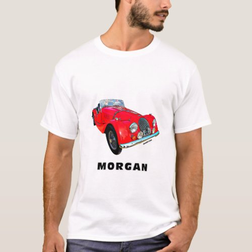 Morgan Classic British Sports Car Customize T_Shirt