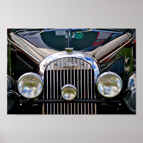 Morgan Classic Sports Car Poster