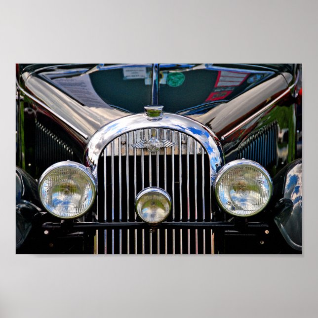Morgan Classic Sports Car Poster (Front)