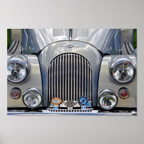 Morgan Classic Sports Car Poster