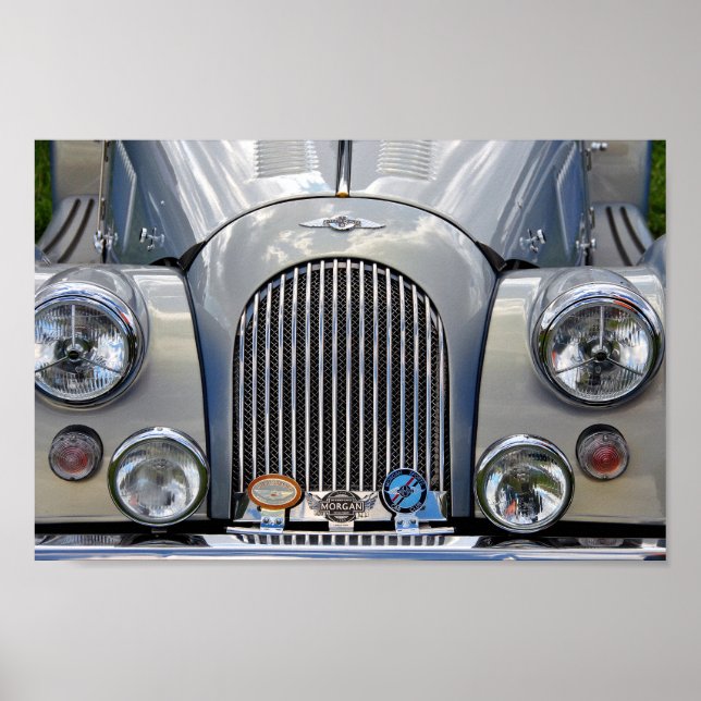 Morgan Classic Sports Car Poster (Front)