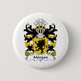 Morgan Family Crest Button