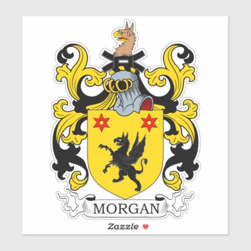 Morgan Family Crest Sticker