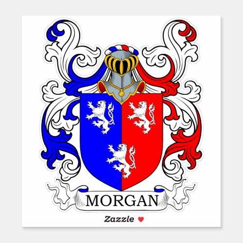 Morgan Family Crest Sticker