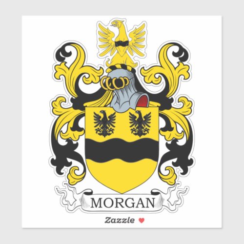 Morgan Family Crest Sticker