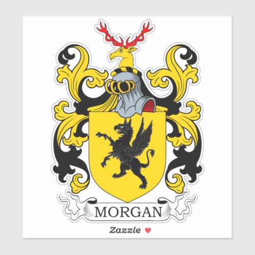 Morgan Family Crest Sticker