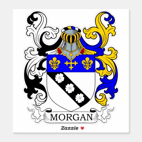 Morgan Family Crest Sticker