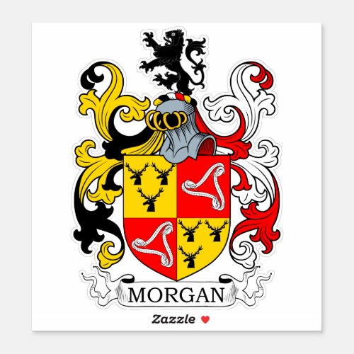 Morgan Family Crest Sticker