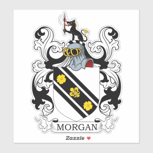 Morgan Family Crest Sticker