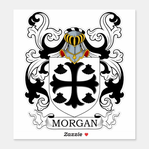 Morgan Family Crest Sticker