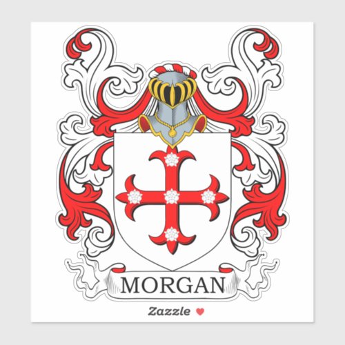 Morgan Family Crest Sticker