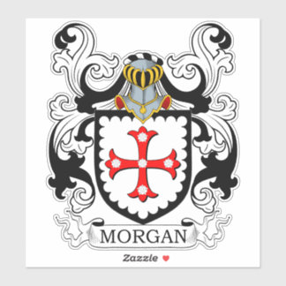 Morgan Family Crest Sticker