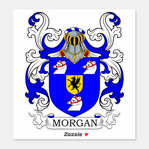 Morgan Family Crest Sticker