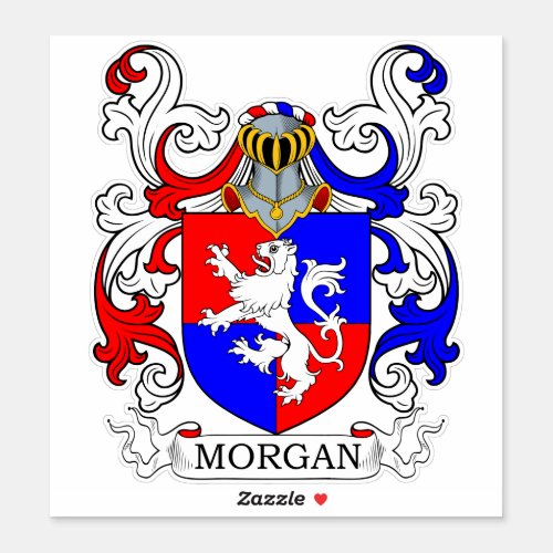 Morgan Family Crest Sticker