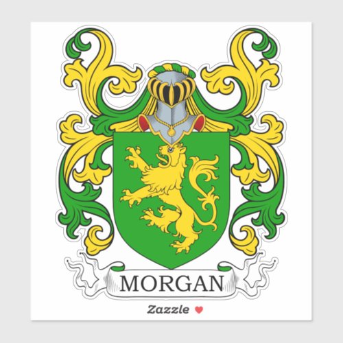 Morgan Family Crest Sticker