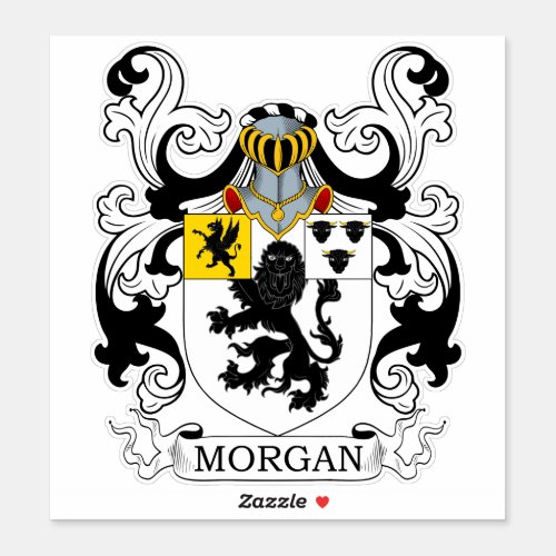 Morgan Family Crest Sticker