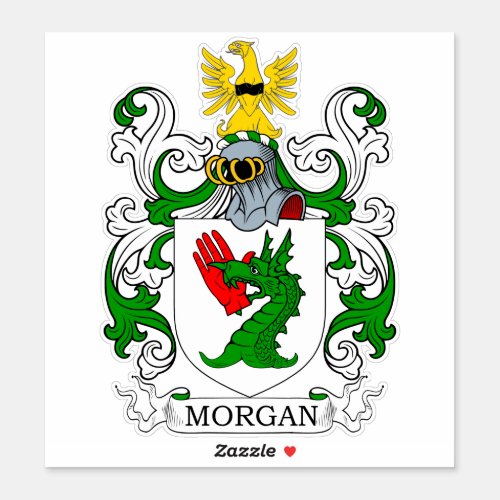 Morgan Family Crest Sticker