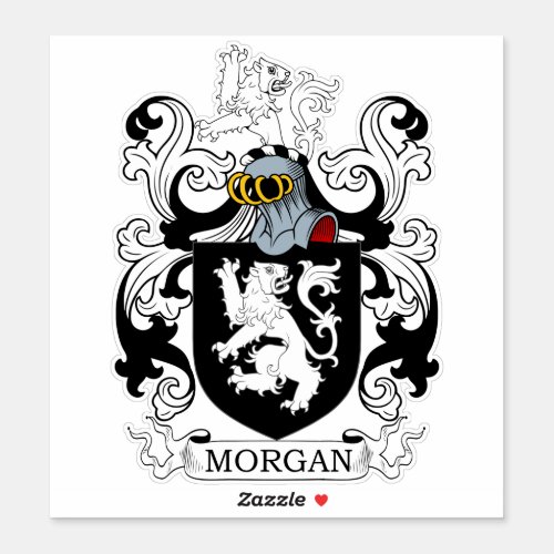 Morgan Family Crest Sticker