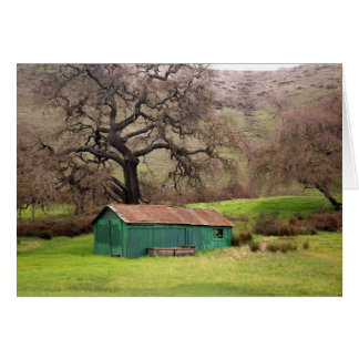 Morgan Hill green barn Cards
