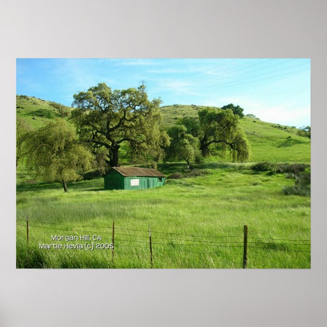Morgan Hill Meadow Print - Select Your Frame (Front)