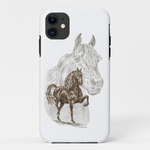 Morgan Horse Art iPhone 11 Case