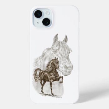 Morgan Horse Art Iphone 15 Plus Case by KelliSwan at Zazzle