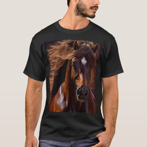 Morgan Horse Canvas Print T_Shirt