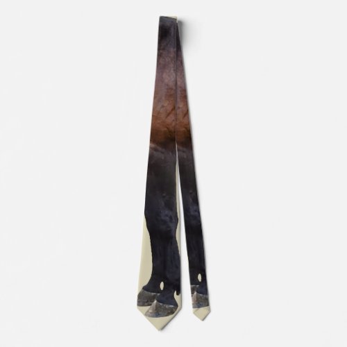 Morgan Horse in Profile Neck Tie