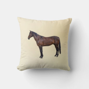 Morgan Horse in Profile Throw Pillow