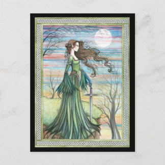 Morgan Le Fay Fantasy Art Postcard
