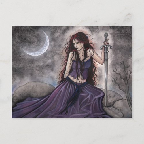 Morgan Le Fay  Fantasy Postcard