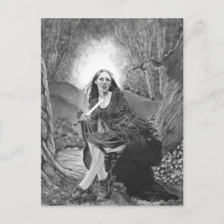 Morgan Le Fay Postcard